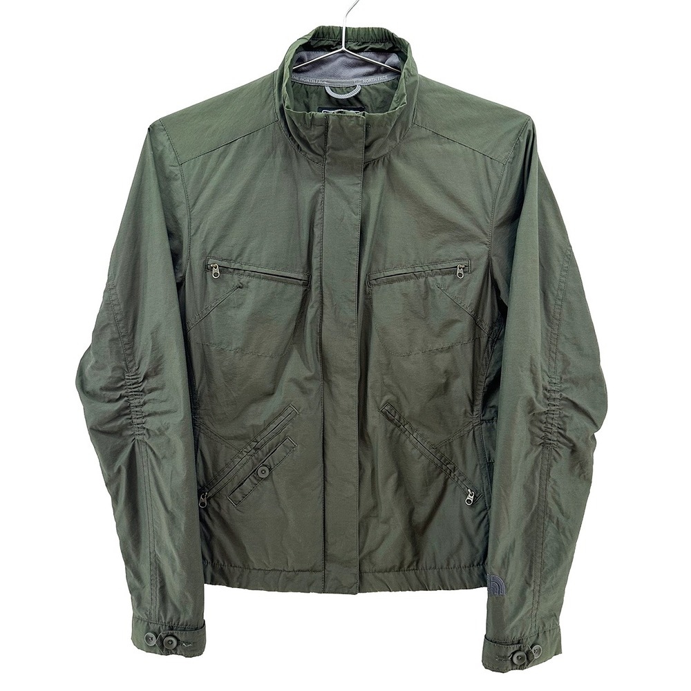 THE NORTH FACE Adventure Series Lightweight Nylon Jacket • Small • army green